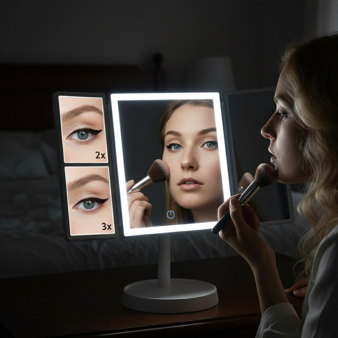 LED tükör világítással